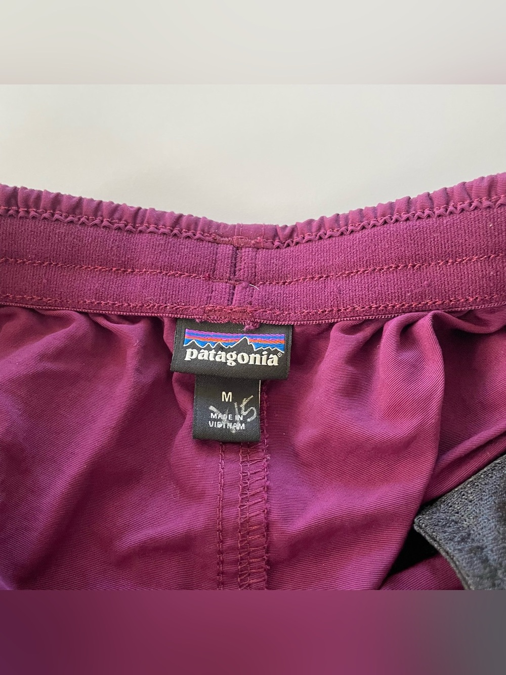 Patagonia Women's Athletic Shorts in Plum - Picture 3 of 6